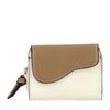Portefeuille aux détails bruns - beige
