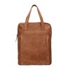 Sac à dos cuir avec étui pour ordinateur portable - marron