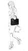 Sac cuir pour ordinateur portable - noir