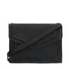 Sac bandoulière en cuir - noir