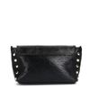 Sac bandoulière métallisé avec chaîne - noir