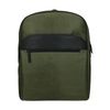 Sac à dos cuir avec étui pour ordinateur portable - vert