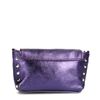 Sac bandoulière métallisé avec chaîne - violet