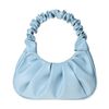 Sac à main avec détails plissés - bleu