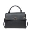 Sac bandoulière avec détails dorés - noir