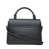 Sac bandoulière avec détails dorés - noir