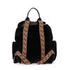 Sac à dos avec fausse fourrure - noir