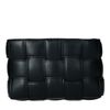 Sac bandoulière tressé - noir