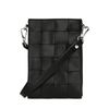Sac téléphone tressé - noir