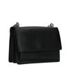 Sac bandoulière avec chaîne - noir