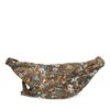 Sac bandoulière avec imprimé fleuri - marron