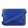 Sac bandoulière avec imprimé croco - bleu