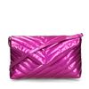 Sac à bandoulière métallisé - rose