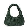 Sac bandoulière avec détails plissés - kaki