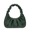 Sac bandoulière avec détails plissés - kaki