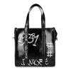 Cabas avec texte - noir