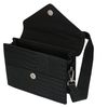 Sac à bandoulière avec imprimé croco - noir
