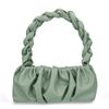 Sac bandoulière avec bande tressée - vert