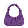 Sac à main avec effet plissé - violet