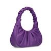 Sac à main avec effet plissé - violet