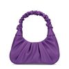Sac à main avec effet plissé - violet