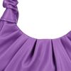 Sac à main avec effet plissé - violet