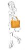 Ockergelber Shopper