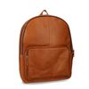 Cognacfarbener Leder-Rucksack