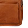 Cognacfarbener Leder-Rucksack