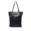 Schwarze Leder-Schultertasche