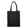 Schwarzer Leder-Shopper mit Laptopfach