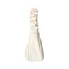 Beigefarbene Handtasche mit Falten-Details