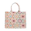 Mehrfarbiger Shopper mit Blumenmuster