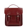 Bordeauxroter Lack-Rucksack