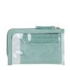 Grüner Kartenhalter mit durchsichtiger Mini Bag