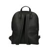 Schwarzer Rucksack mit Stickerei