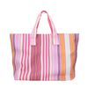 Rosa gestreifter Shopper