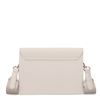 Beige schoudertas met croco print