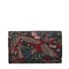 Zwarte portemonnee met print