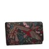 Zwarte portemonnee met print