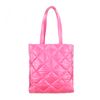 Roze puffer shopper