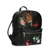 Zwarte rugzak met embroidery