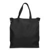 Zwarte shopper met zilveren detail