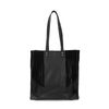 Zwarte shopper met fringes