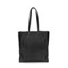 Zwarte shopper met fringes