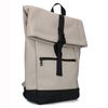 Taupe rugzak met zwarte details