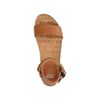 Cognac sandalen
