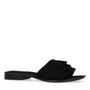 Zwarte suède slippers
