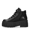 Bottines de rando en cuir - noir