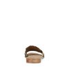Leder-Sandalen mit Leopardenmuster